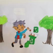 Dessin concours "la propreté c'est pas sorcier!"
